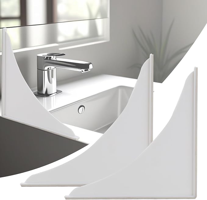 2 Pieces Bathtub Shower Splash Guards, Shower Water Guard by Unknown