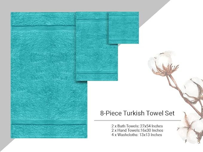 Towel Bazaar Premium Cotton Super Soft and Absorbent Turkish Towels - Image 7