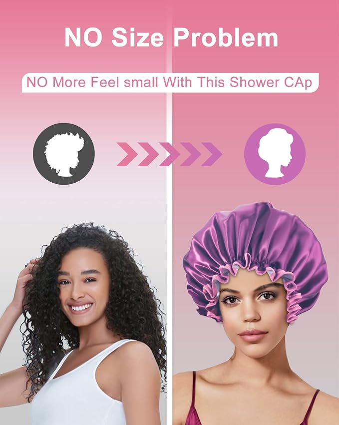 Aquior Shower Caps, Reusable Shower Cap - Image 8