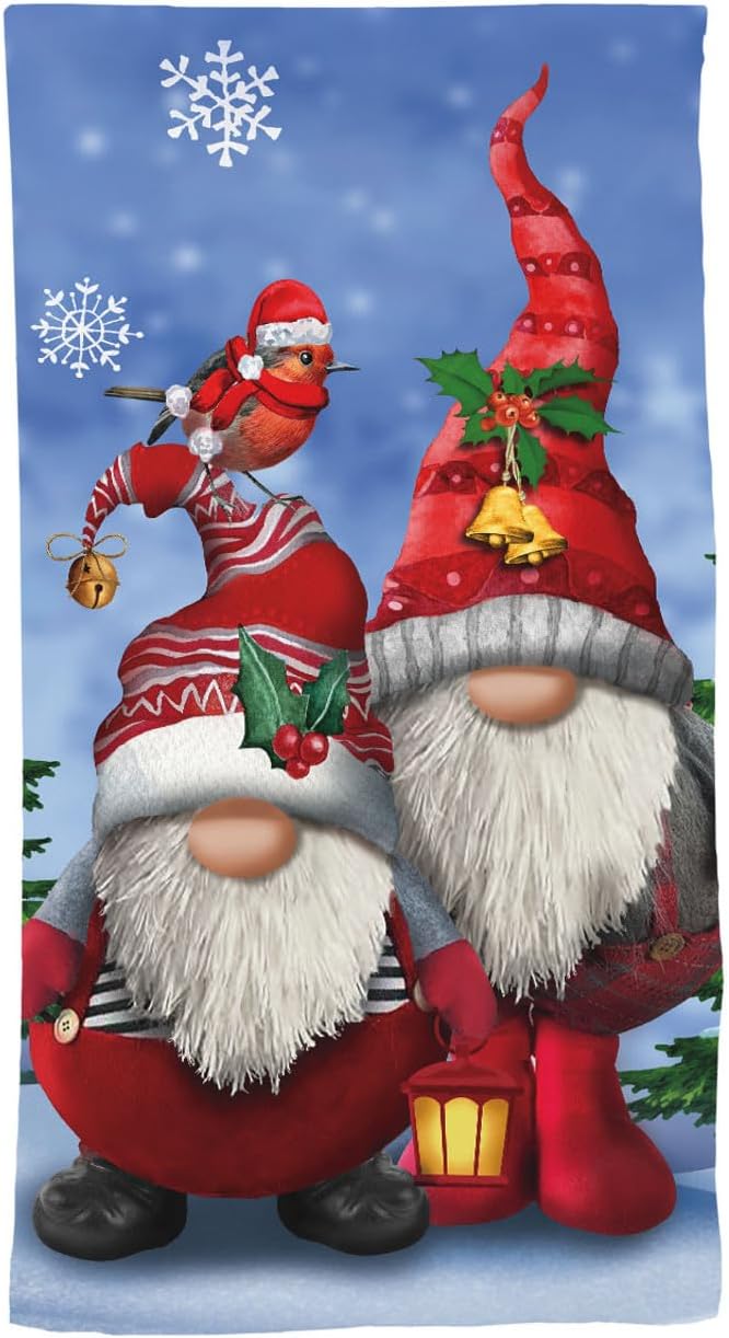 Briarwood Lane Winter Gnomes Hand Towel by BriarwoodLane
