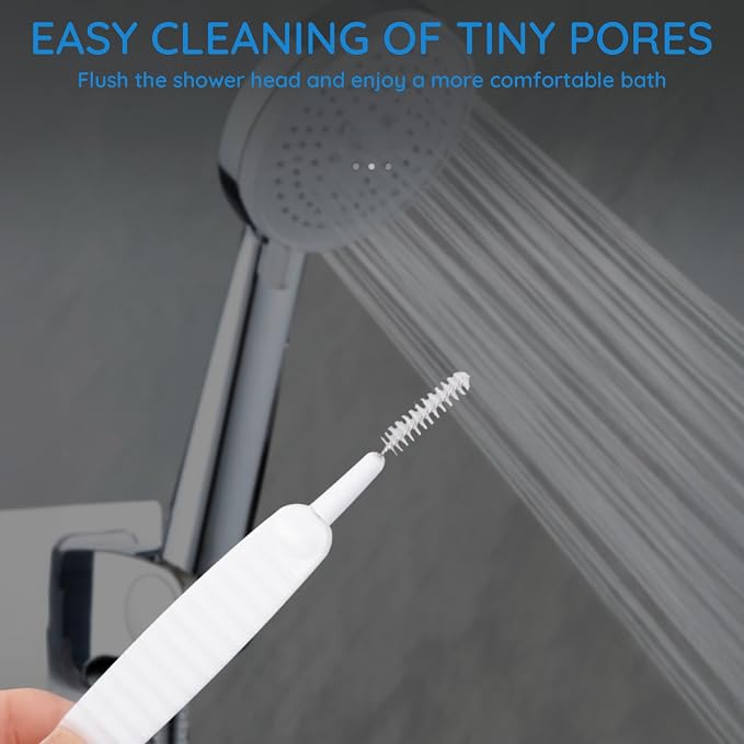 Shower Head Cleaning Brush and Gap Hole Anti-Clogging Cleaner Tool Set - Image 6