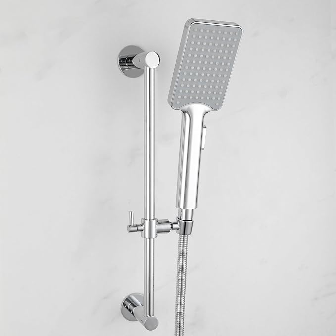 Shower Slide Bar Adjustable Handheld Shower Head Holder Wall Mount - Image 6