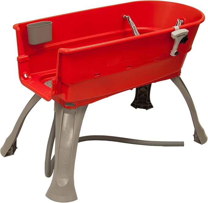 Booster Bath Elevated Pet Bathing Large Red - Image 2