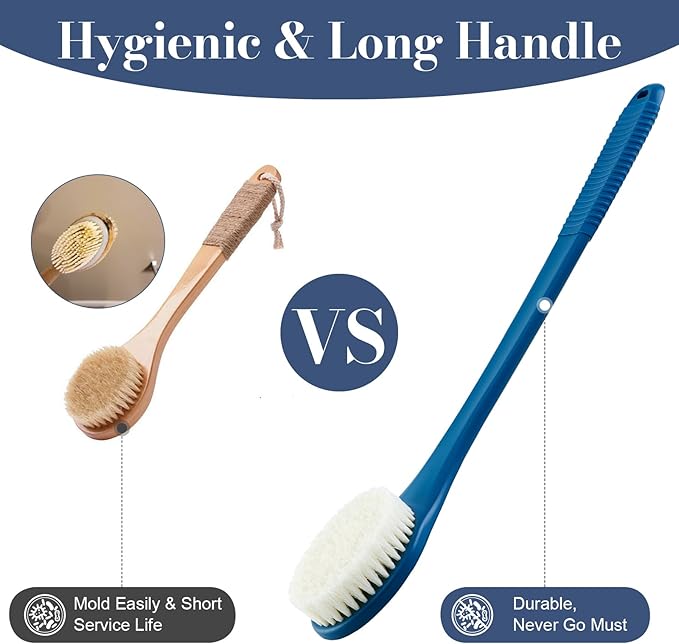 Back Scrubber for Shower, Shower Body Brush for Cleaning - Image 6