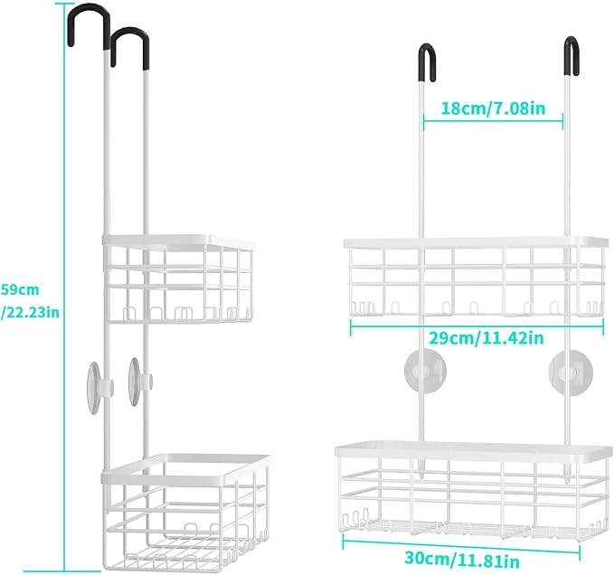 HapiRm Hanging Shower Caddy Organizer - Image 6