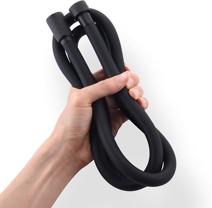 Silicone Shower Hose Extra Long, Explosion Proof Anti Winding Showerhead Hose by JASYA
