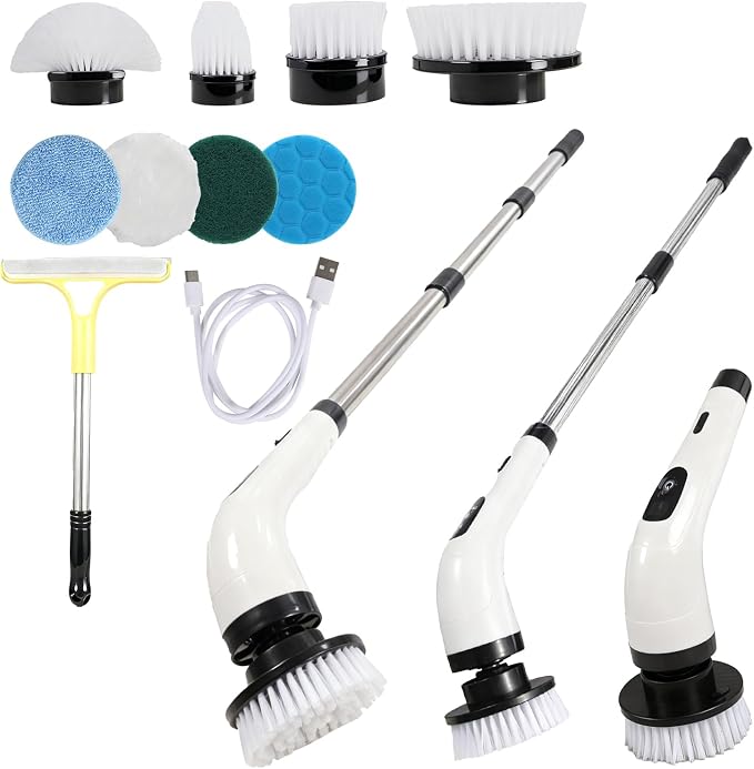 Rechargeable Electric Spin Scrubber, Waterproof Power Cleaner by Unknown