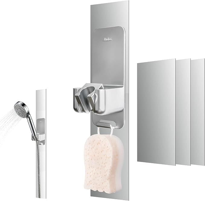 Modular Magnetic Handheld Shower Holder, 5-Section Customizable Sliding Rail by Unknown