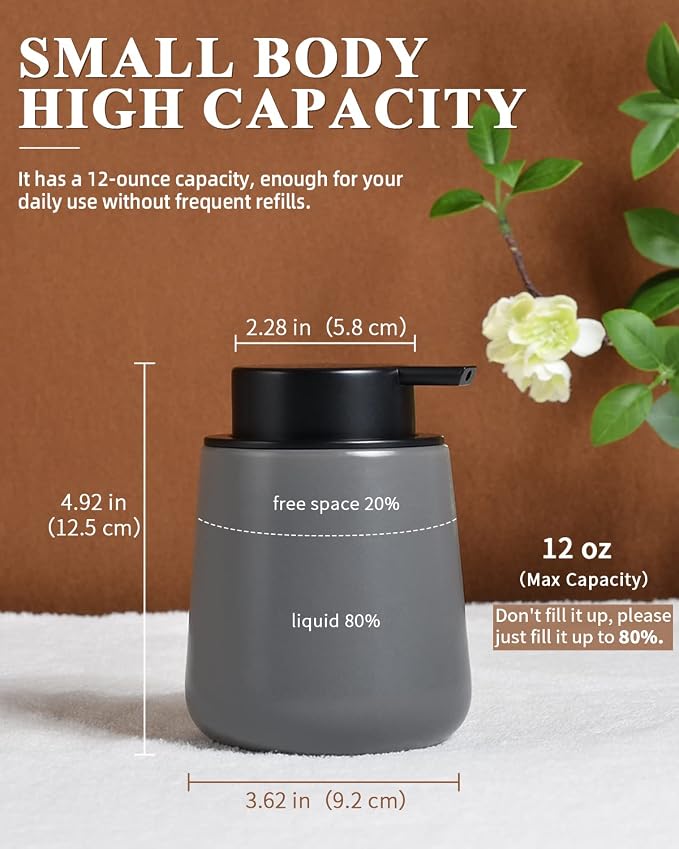 BosilunLife Grey Lotion Dispenser - Image 4