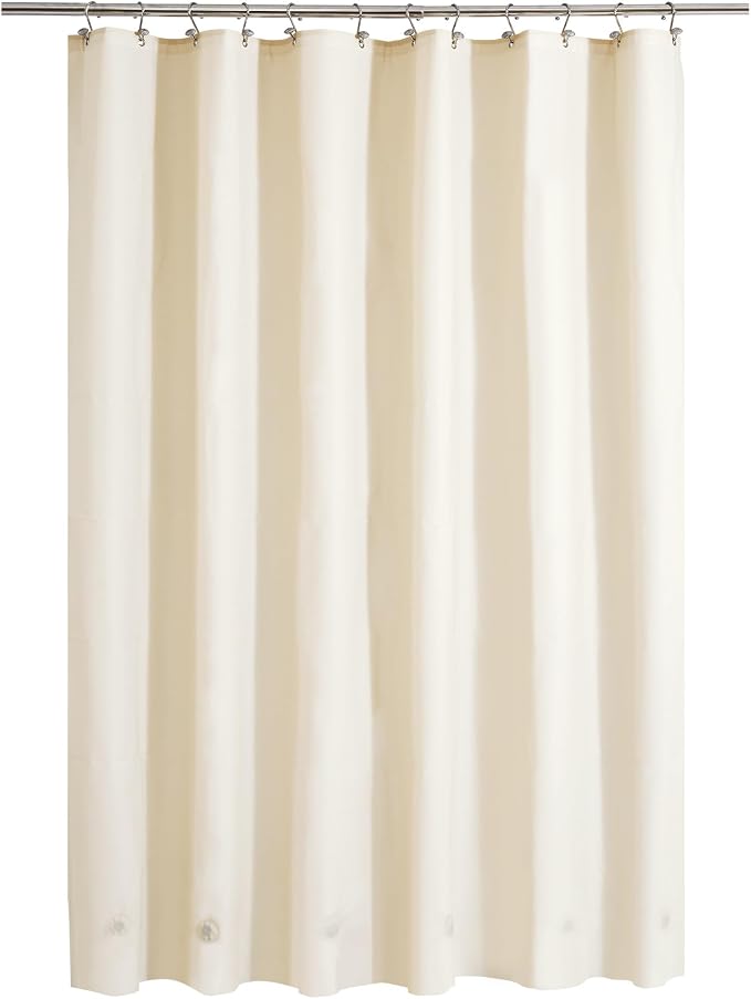 Barossa Design Beige Shower Curtain Liner by BarossaDesign