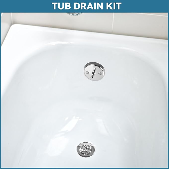 Trip Lever Bath Tub Drain Kit, Universal - Image 3