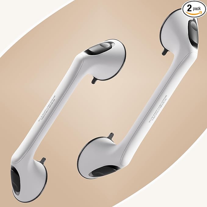 2 Pack 16 Inch Grab Bars for Bathtubs and Showers for Seniors, Heavy Duty by AblecareOfficial
