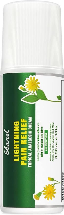 Ebanel Pain Relief Roll On for Arthritis, Strains & Sprains by Ebanel