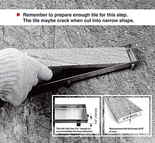 Neodrain 48-Inch Linear Shower Drain - Image 7