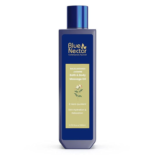 Blue Nectar Sensuous Jasmine Body Massage Oil by BlueNectarBeautyProducts