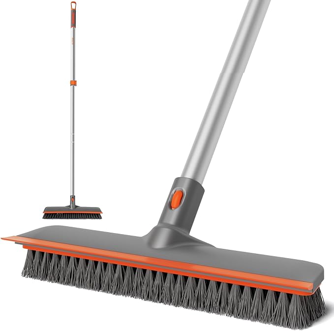 Eazer Floor Scrubber Brush, 2-in-1 Deck Scrubber Brush by Eazer