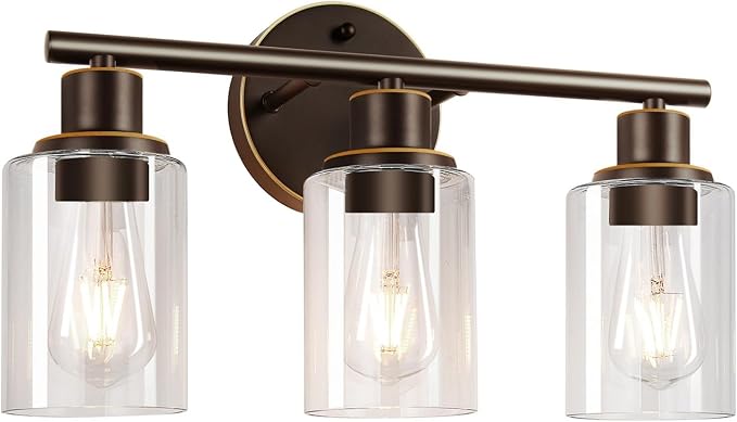 3-Light Bathroom Light Fixtures, Modern Vanity Light - Image 9