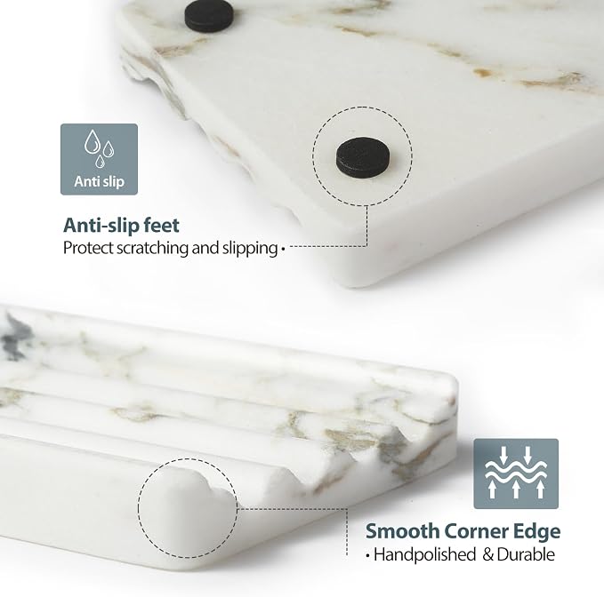 Koville African Natural Marble Soap Dish - Image 5