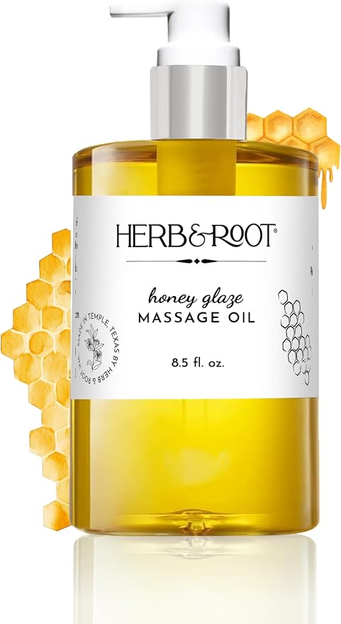 Honey Glaze Massage Oil, 8.5 oz | Body Oil by HerbRoot