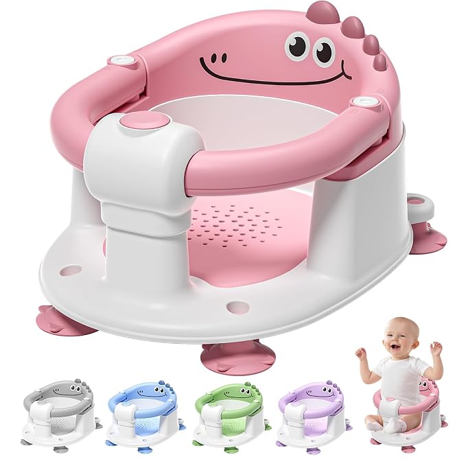 TPN Baby Bath Seat for Babies 6 Months & Up, Non-Slip Toddler Bath Seat by TPN