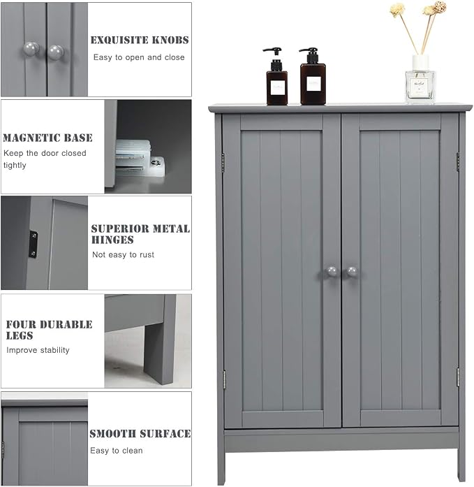 Tangkula Freestanding Storage Cabinet - Image 7