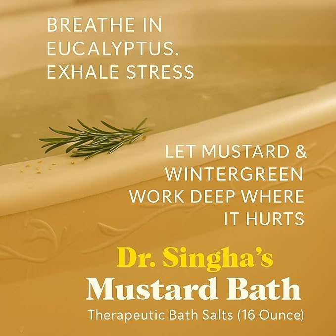 Dr. Singha's Mustard Bath, Therapeutic Bath Salts - Image 2