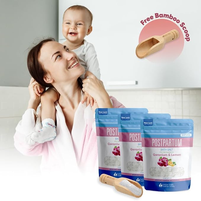 Postpartum Bath Salt Postpartum Bath Soaks USP Grade Epsom Salt - Image 3