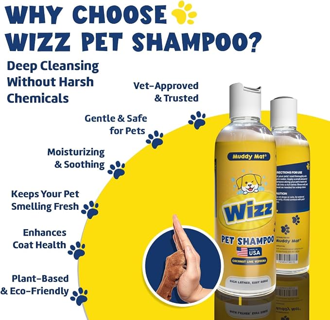 Muddy Mat® Wizz Pet Shampoo for Dogs & Cats - Image 4