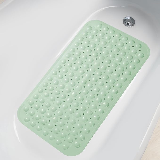 AmazerBath Bath Tub Mat, Medium Size 27.6 x 15 Inches Non-Slip Shower Mats - Image 5