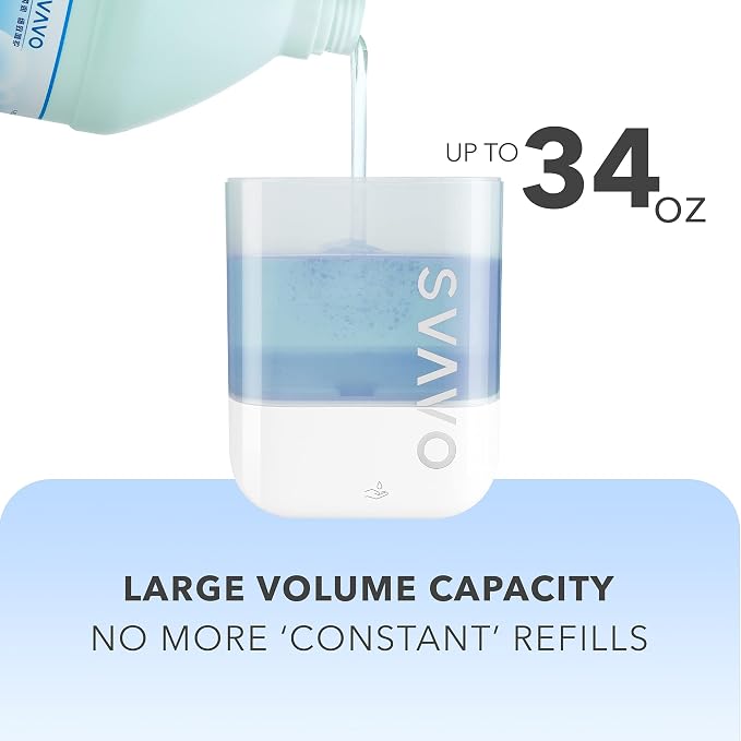 SVAVO 34oz / 1000ml Automatic Soap Dispenser Hand Sanitizer Dispenser Wall Mount - Image 3