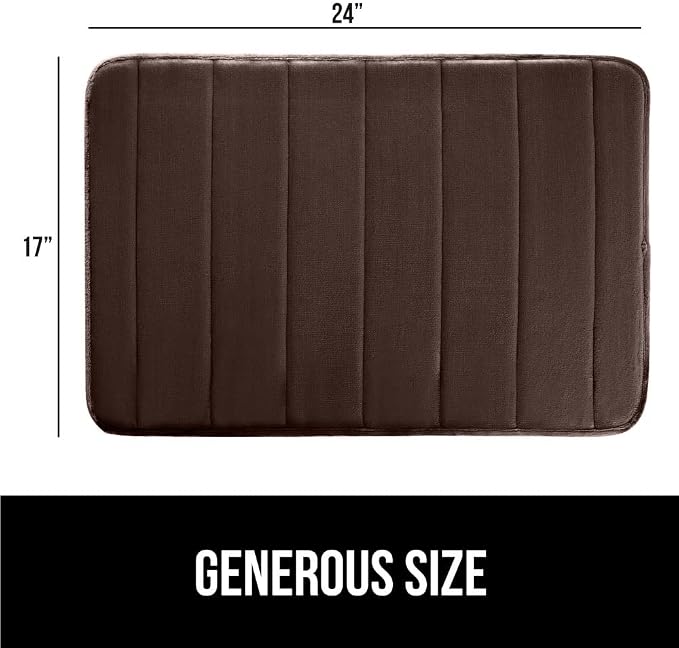 GORILLA GRIP Memory Foam Bath Mat, Soft Absorbent US Designed Bathroom Rug - Image 2