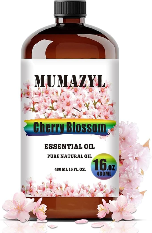 Cherry Blossom Essential Oil, Cherry Blossom Oil 16 Fl Oz 480ML by MUMAZYLESSENTIALOIL