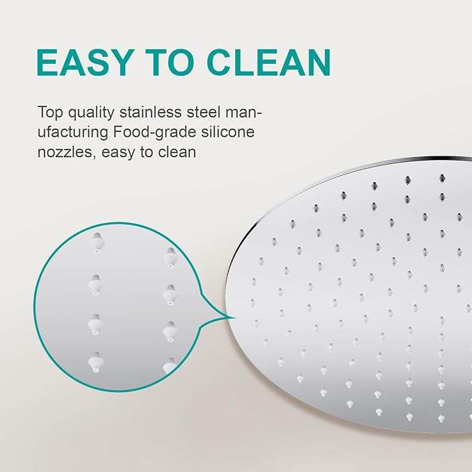 All Metal Rain Shower Head - Image 5