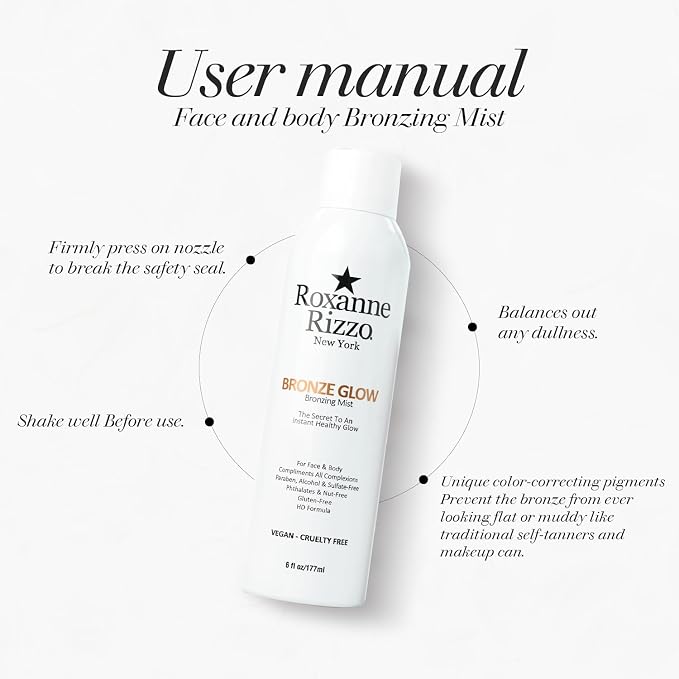 Bronze Glow – Instant bronzer Spray Mist - Image 2