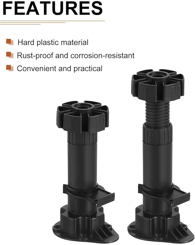 120x46mm Adjustable Leveling Feet - Image 3
