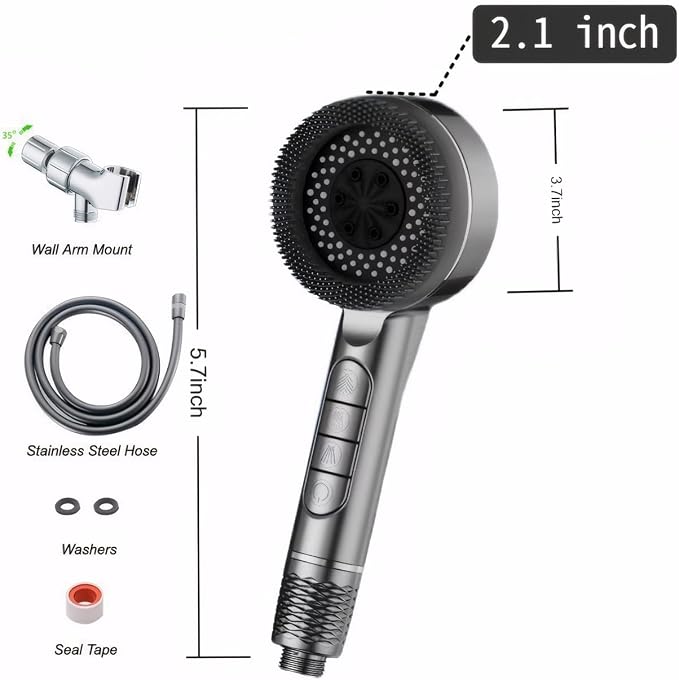 Filtered Shower Head with Handheld, High Pressure Shower Heads - Image 8
