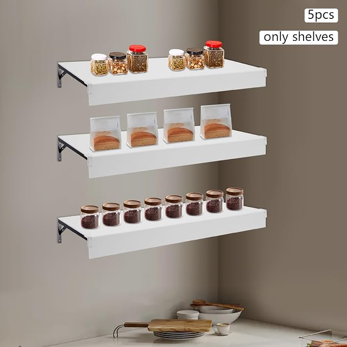 33 Inch Floating Shelves for Wall, 16 Inch Deep Hanging Shelf, Large Display & - Image 7