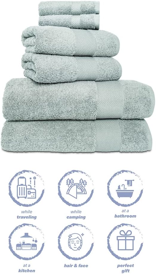 Hencely 6-Piece Bath Towel Set - Image 6