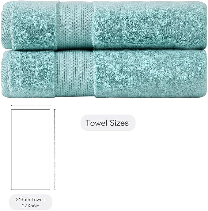 BAGNO MILANO Turkish Towels, Ultra Soft, Plush Luxury Turkih Cotton Bath Towels - Image 2