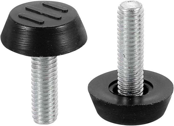 M6x16x22mm Screw on Furniture Glide Leveling Feet by DTGN