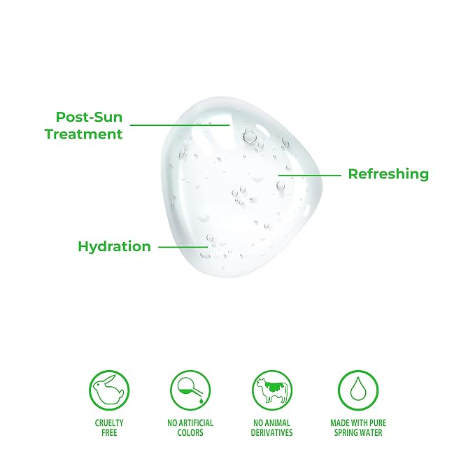 Aloe Vera Gel – Daily Multi-Purpose Hydrating Gel – Sunburn Relief and Soothing - Image 5
