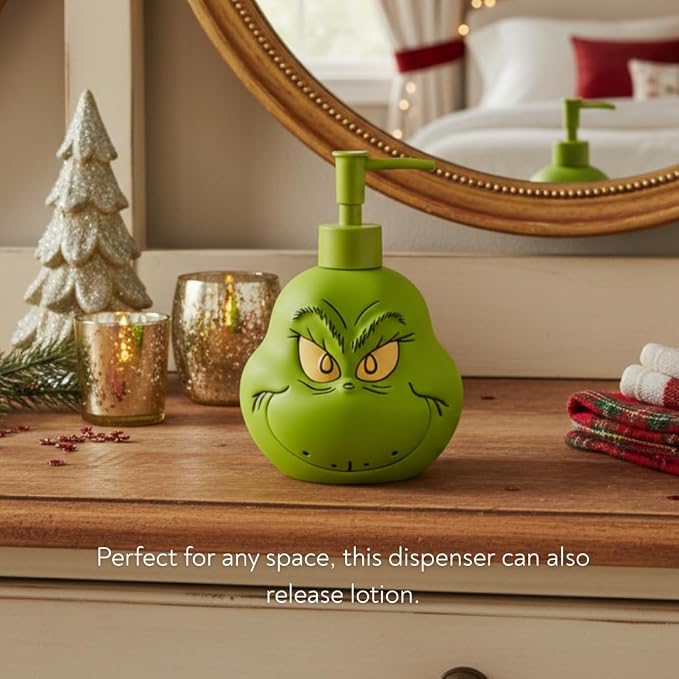 Dr. Seuss The Grinch Holiday Christmas Soap/Lotion/Hand Sanitizer Resin Pump - Image 5