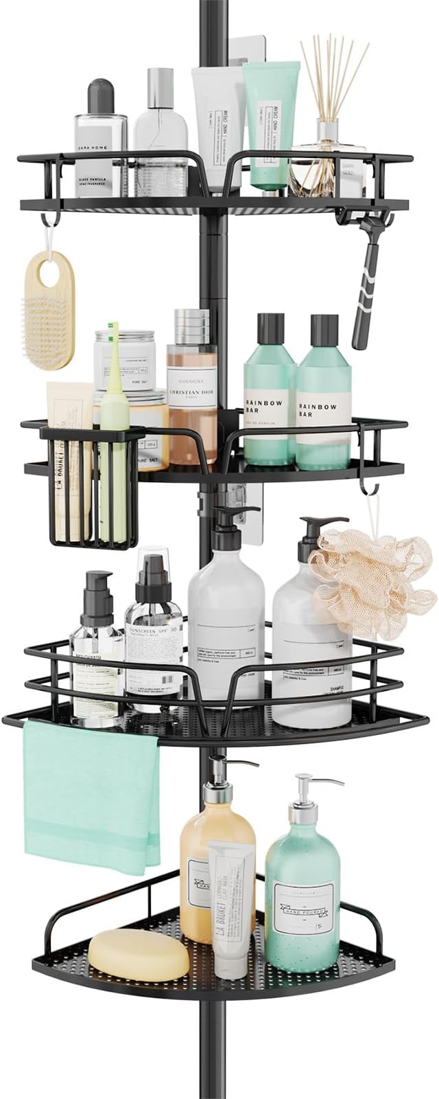 SWTYMIKI Shower Caddy Tension Pole by SwtyMiki-TidyHomeSweetLife