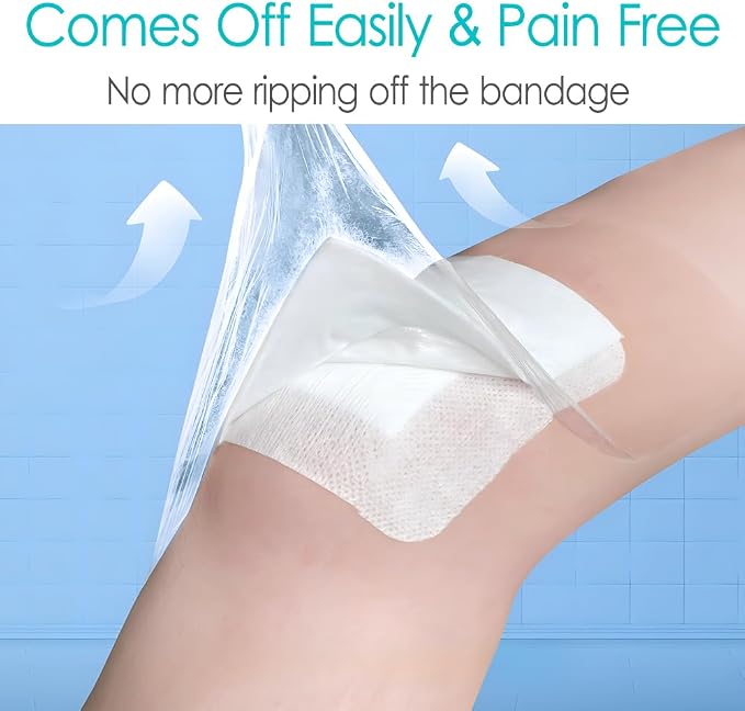 9"x9" Waterproof Shower Cover Incision Bandages - Image 5