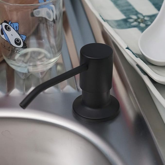 Soap Dispenser for Kitchen Sink, Built in Soap Dispenser, Stainless Steel Pump - Image 7