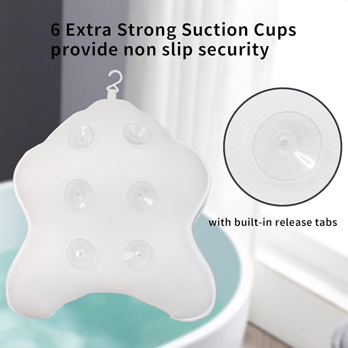 Extra Thick Large Bath Pillow - Image 5