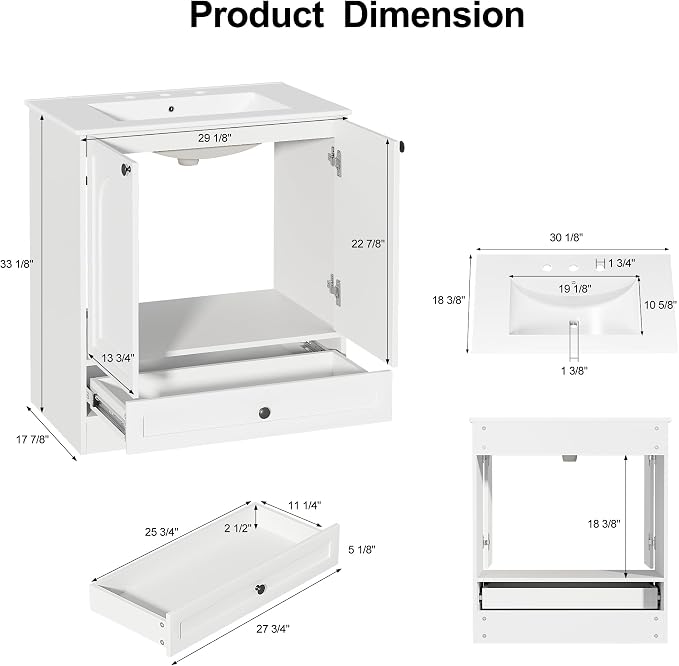 Freestanding Bathroom Vanity - Image 2