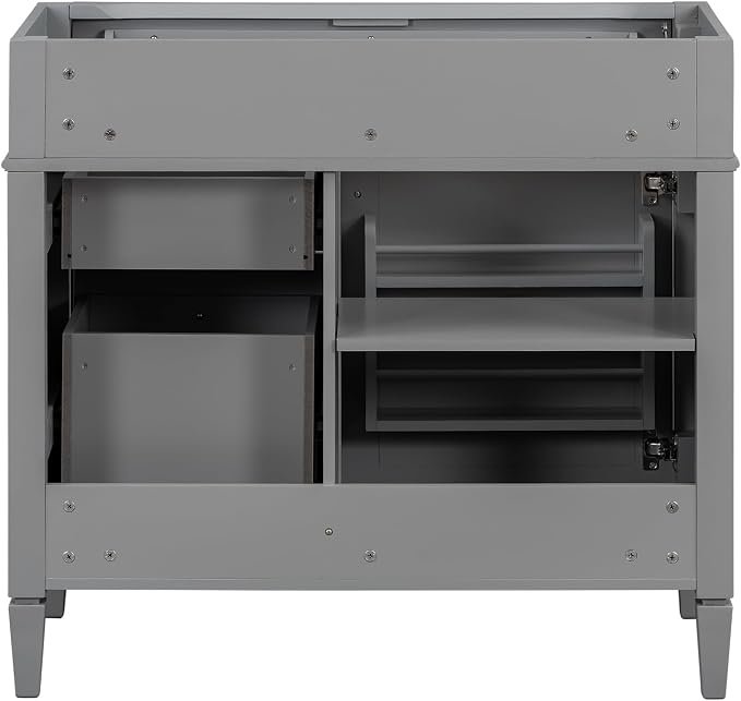 Favfurish 36" Bathroom Vanity Without Top Sink, Modern Freestanding Storage - Image 8