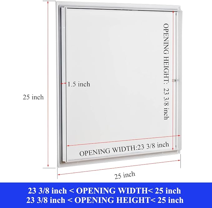 Access Door 24x24 Drywall Access Panel 2Pack Thickened 1mm - Image 2