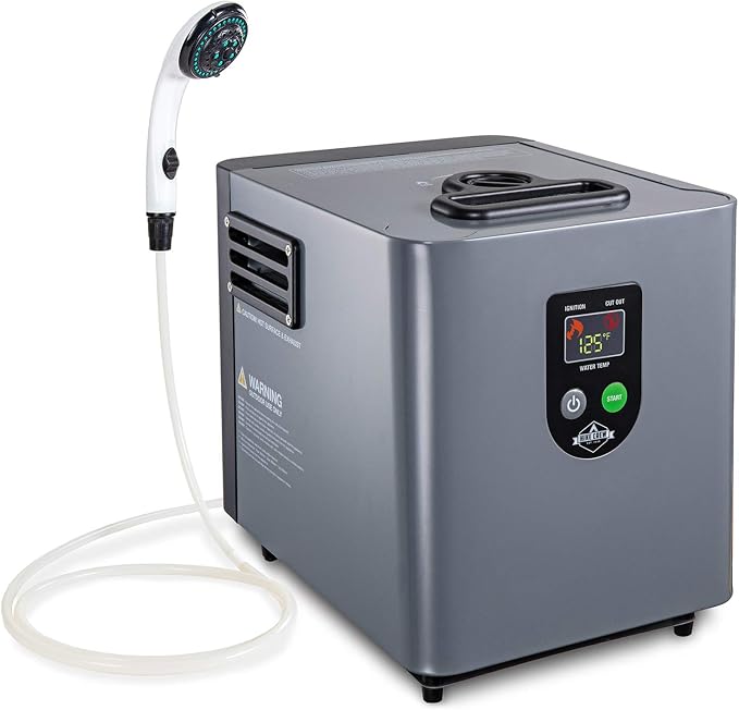 Hike Crew Portable Propane Water Heater & Shower Pump – Compact Outdoor by HikeCrew